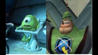 Switched Roles Captain Qwark and Mike Wazowski [upl. by Huppert583]