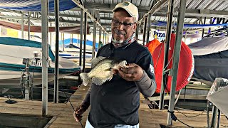 Bass Fishing  Crappie Fishing Catch amp Cook with Papa Turney at Percy Priest Lake [upl. by Yl48]