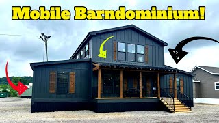 HOW 4000sqft Mobile Home The BEST Ive Ever toured Barndominium on wheels Deer Valley Barndo [upl. by Assyn]