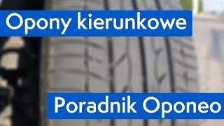 Opony kierunkowe ● Poradnik Oponeo™ [upl. by Way]