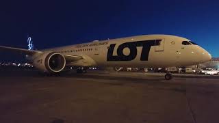 LOT Polish Airlines Boeing 7879 Dreamliner  Toronto YYZ First FlightPierwszy Rejs [upl. by Bozovich]