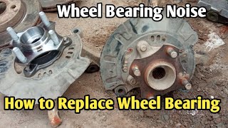 How to Replace Front Wheel Bearing Maruti Swift  Front Wheel Bearing Noise [upl. by Levona]