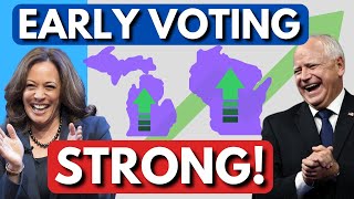 Democrats STRONG in Weekend Early Voting [upl. by Eramat]