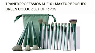 Makeup Brushes 13pices  Online Meesho  Treandy Professional Brush FHD1080P 10282024 video53 [upl. by Brent322]