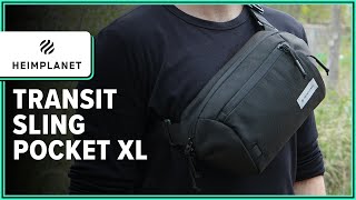 Heimplanet Transit Line Sling Pocket XL Review 2 Weeks of Use [upl. by Enywad]