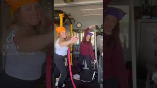 Wreath makers in training funny wreathmaker diy workout letsgo wreath [upl. by Weissmann621]