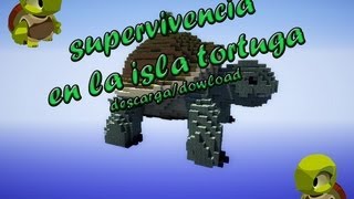 Mapa de supervivencia para minecraft 192 Supervivencia en la Isla Tortuga [upl. by Analah996]