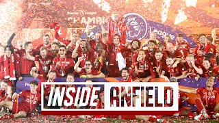 Inside Anfield UNSEEN footage from the Premier League trophy lift  Liverpool vs Chelsea [upl. by Cavit630]