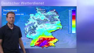 01062024 Unwetterwarnung  Deutscher Wetterdienst DWD [upl. by Sucam461]