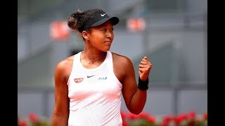 Naomi Osaka  2019 Madrid Open Day 5  Shot of the Day [upl. by Nobe]