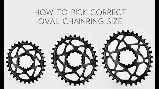 How to choose the correct oval chainring size [upl. by Suaeddaht715]