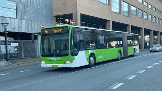 quotMercedesBenz Citaro II Gquot 6x22 3727 Voith Linje 55 kører mod Agedrup [upl. by Ungley646]