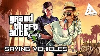 GTA 5 How to Save Your Cars Grand Theft Auto V [upl. by Leasi]