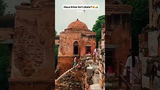 Hauz Khas Fort📍 location delhi wondering place [upl. by Akilaz]