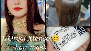 LOreal Xtenso hair mask review Vlog loreal hairmask hairstyle hairtreatment vlogs [upl. by Roarke]