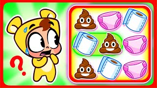 🚽💩 Vamos a hacer caca en el inodoro💩🧻 ¿Por qué hacemos caca ⭐️ Hábitos saludables para niños ⭐️ [upl. by Noroj]