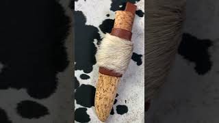 Roselli Grandfather Deluxe Knife  ReindeerWooden Sheath [upl. by Zerla]