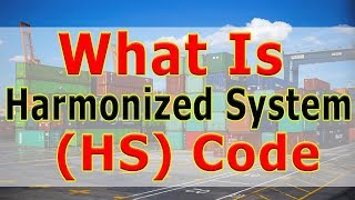 What is HS Code Mean For Import and Export  What is Harmonized System Codes HS Code [upl. by Fortunio]