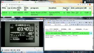 FM DX Syz  301024  1034 Radio Rossii RUS SyzranRTPS SA 2kW 7km [upl. by Niehaus]