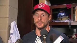 Max Scherzer discusses his pitching performance [upl. by Temp]