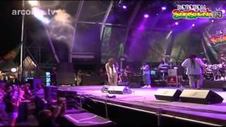 KyMani Marley amp Andrew Tosh  Small Axe  live at Rototom 2012 [upl. by Eyllom]