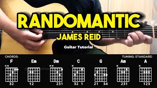 Randomantic  James Reid  Easy Guitar Chords Tutorial For Beginners CHORDS amp LYRICS guitarlesson [upl. by Aivital731]