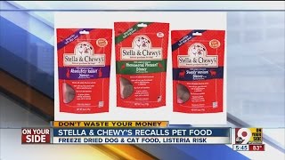 Dog food recall Stella amp Chewys [upl. by Leugar]