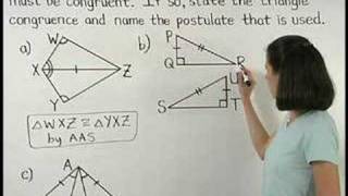 Hypotenuse Leg  Angle Angle Side  MathHelpcom [upl. by Cassella]