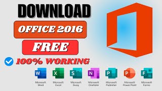 How to Download Microsoft Office 2016 for Free  Download MS Word Excel PowerPoint in Windows 10 [upl. by Desdamona]