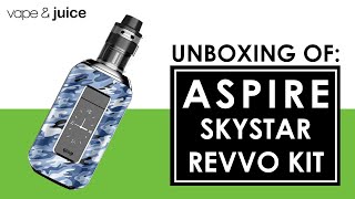 Aspire Skystar Revvo Kit Unboxing and Review I Vape amp Juice [upl. by Limaj850]