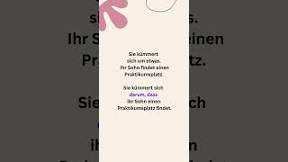 Verben mit Präposition und dass Satz Beispielsätze germanlevelb1  germangrammar  deutsch [upl. by Yancey]