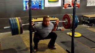 Jacobi Returns  220 kg Squat [upl. by Ibor230]