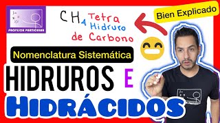 ✅HIDRUROS e HIDRÁCIDOS Nomenclatura sistemática 𝙇𝙖 𝙂𝙪í𝙖 𝘿𝙚𝙛𝙞𝙣𝙞𝙩𝙞𝙫𝙖 😎​🫵​💯​ Química [upl. by Starbuck869]