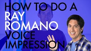 “How To Do A Ray Romano Voice Impression”  Voice Breakdown Ep 8 [upl. by Rosenthal]