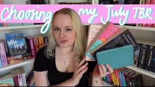 Choosing My July TBR  Georgia Clewes [upl. by Etsirhc]