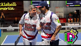 DiPietro amp Rothenberg vs Amani Toomer amp Anita Marks  Pickleball America [upl. by Ardnasirk247]