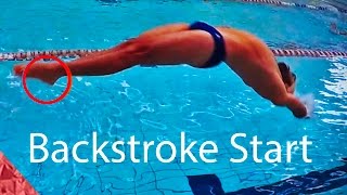 How to do a fast backstroke start [upl. by Eed]