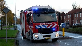 P 1 Brandweer Dokkum TS 024232 naar melding brand gezondheidszorg RondwegNoord Dokkum [upl. by Hollie]