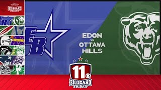 Big Board Friday Week 10 Edon vs Ottawa Hills [upl. by Bushweller]