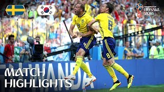 Sweden v Korea Republic  2018 FIFA World Cup  Match Highlights [upl. by Ennaegroeg]