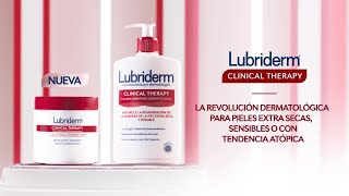 NUEVA Lubriderm® Clinical Therapy para pieles sensibles o con tendencia atópica [upl. by Fennie]