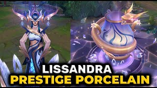 Prestige Porcelain Lissandra Skin Preview  League of Legends [upl. by Aesoh469]