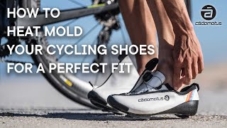 How to heat mold your carbon shell cycling shoes [upl. by Ellitnahc]