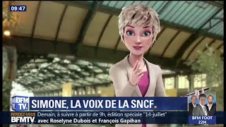 AlloSimone elle est la voix de la SNCF et a désormais un avatar au service des clients [upl. by Brout]