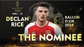 BALLON DOR 2024  DECLAN RICE ON BALLON DOR VOTING  WHAT RANK HE DESERVE [upl. by Anitsyrk76]