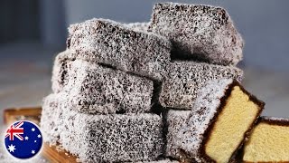 How to Make Lamingtons  MOST FAMOUS AUSTRALIAN RECIPE [upl. by Ahsenac]