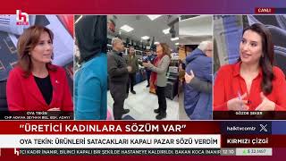 Oya Tekin Halk TV’de Gözde Şeker ile Kırmızı Çizgi programına katıldı [upl. by Aniroz408]