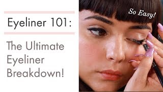 Eyeliner 101 Everything You Need To Know  How to Apply Pencil Liner [upl. by Ahsienak]