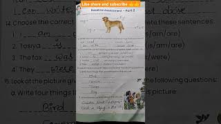 Class 4 and 5 prayas English baseline assessment part 2 [upl. by Raskind]