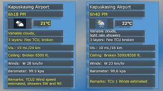 Tue June 25 2024 Kapuskasing Severe tstorm review infopages only [upl. by Harv775]